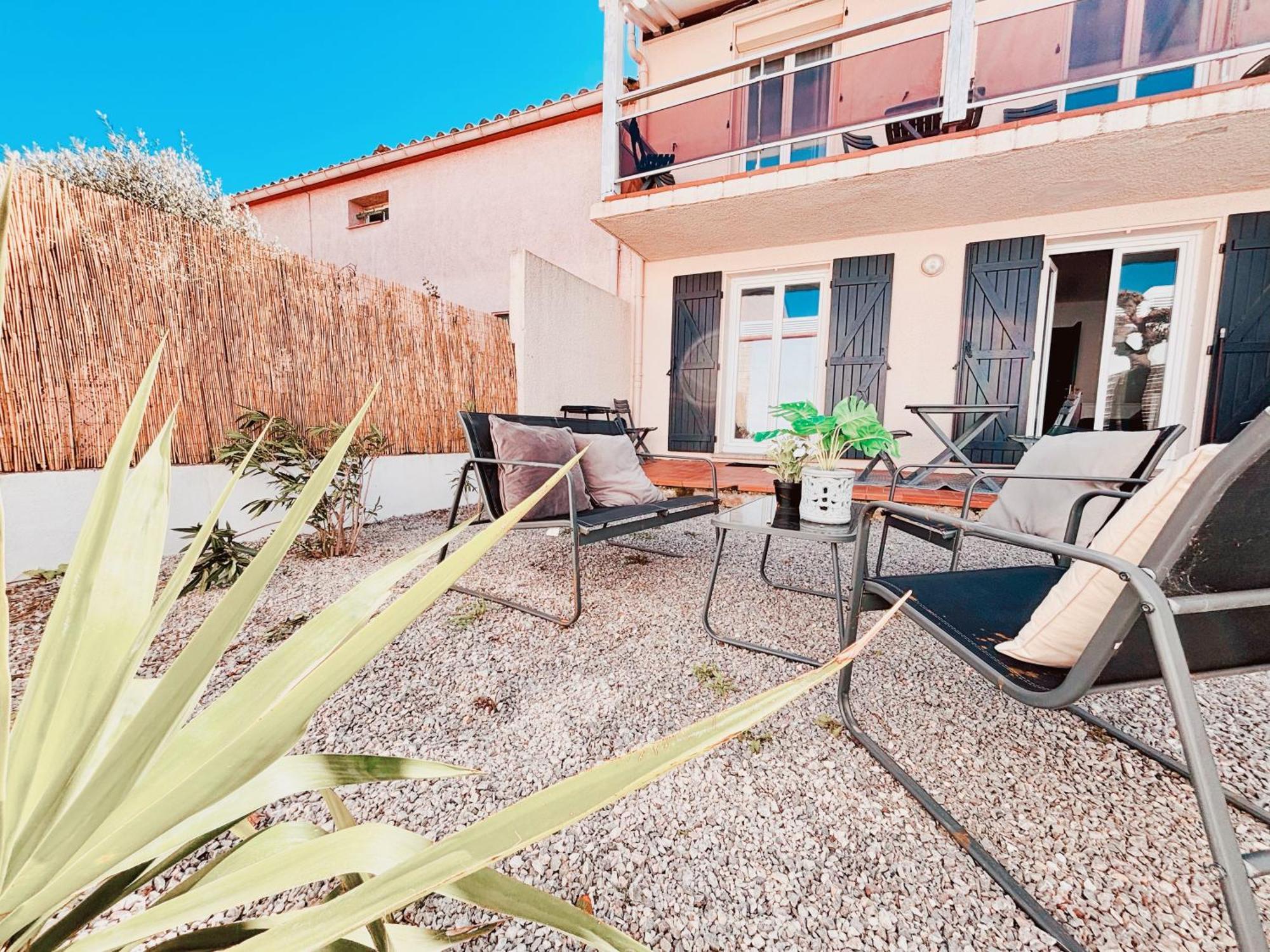Appartement Avec Jardin Privatif A 300M De La Plage *2* Canet-en-Roussillon Buitenkant foto