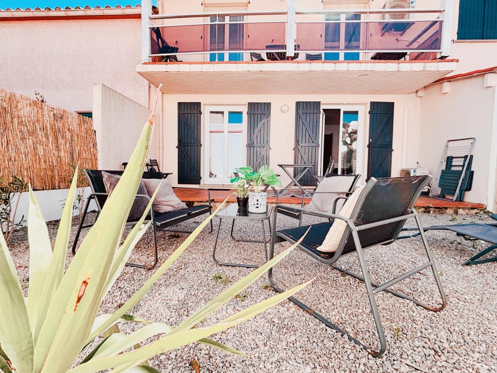 Appartement Avec Jardin Privatif A 300M De La Plage *2* Canet-en-Roussillon Buitenkant foto